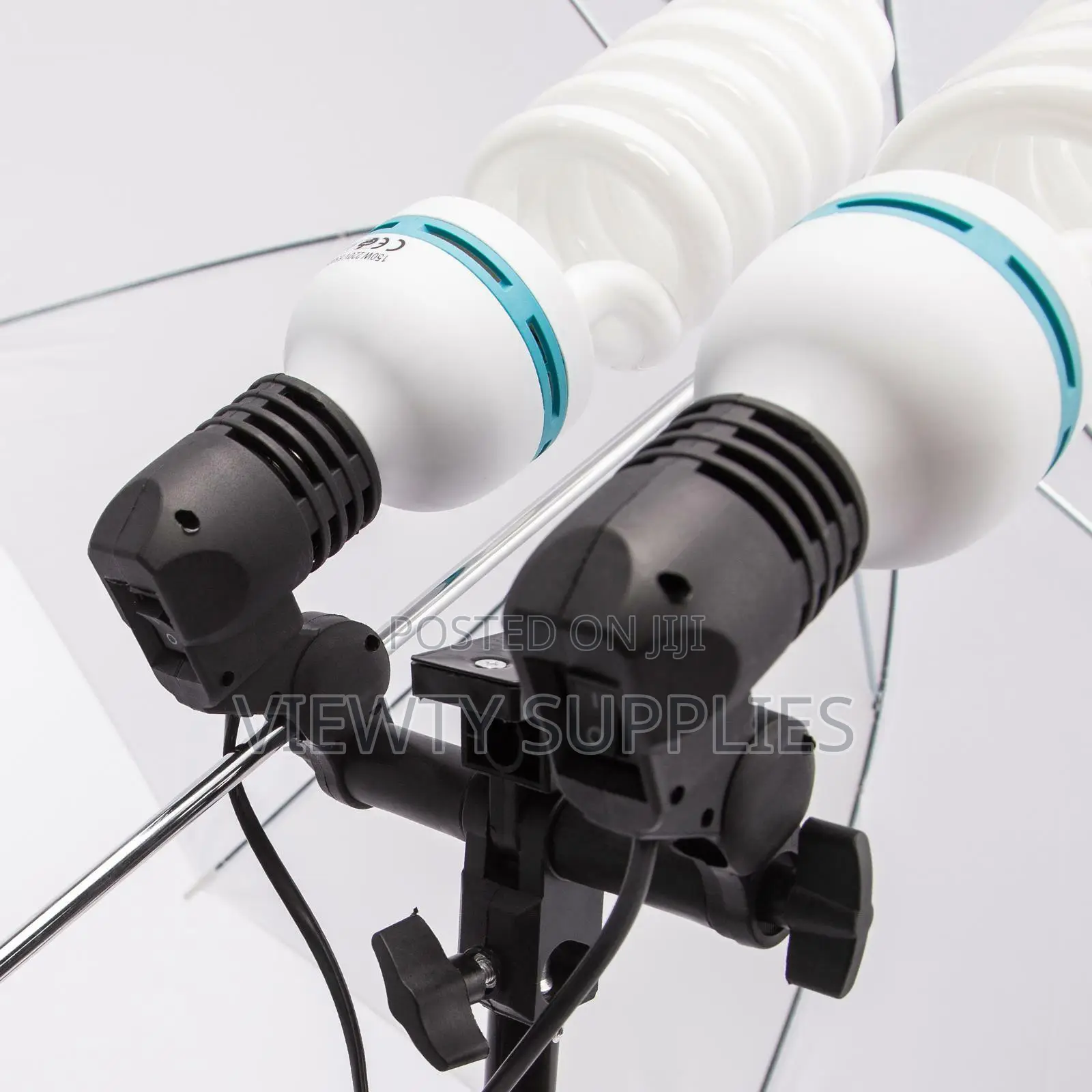 E27 Double Light Socket With Swivel Mount for Photography Studio