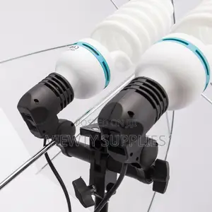 E27 Double Light Socket With Swivel Mount for Photography Studio
