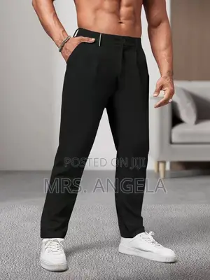 Men’S Black Trousers