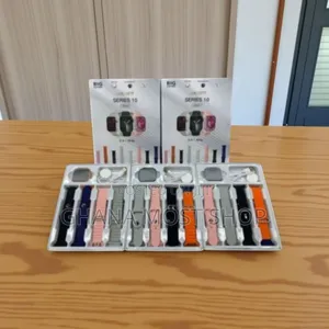 Laxasfit Series 10 Smart Watch With 8 Straps(637393)
