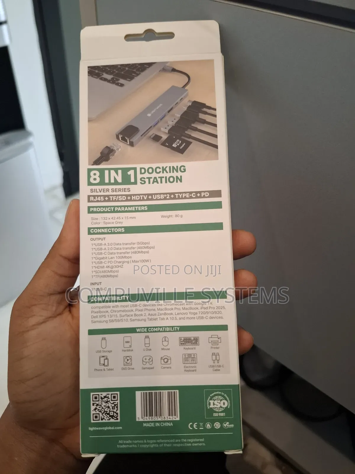 Lightwave 8 in 1 Docking Station