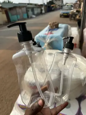 Transparent Pet Hand Wash Plastic Bottles 500ml 50 Pieces