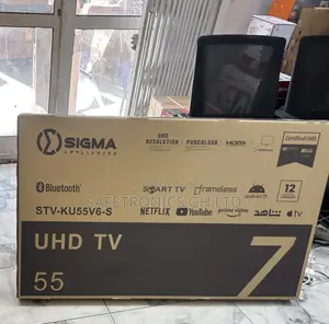 Shop Accurate Led Smart 55 Inch Sigma Frameless (Sig-Ku55v6-S) Tv