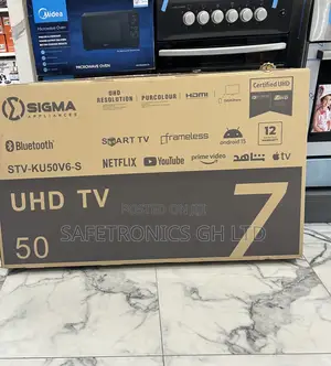 Get Smart Android Uhd Led Sigma 50” Android (Sig-Ku50v6-S) Tv