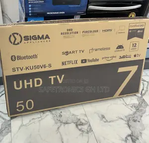 Shop Uhd Led Android Sig-Ku50v6-S Frameless Sigma Tv