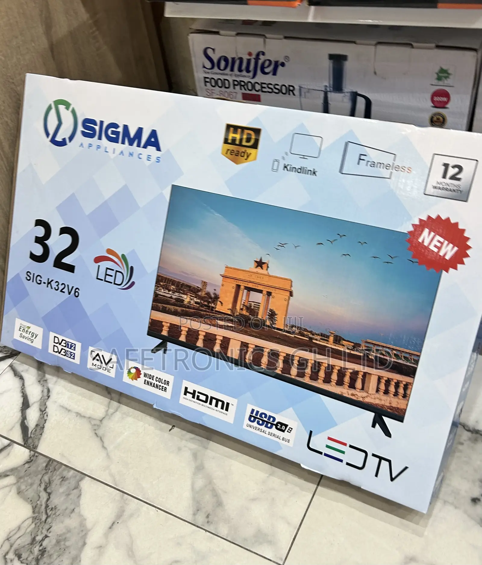 Authentic Sigma 32” (Sig-K32v6) Led Full Hd Clear Tv