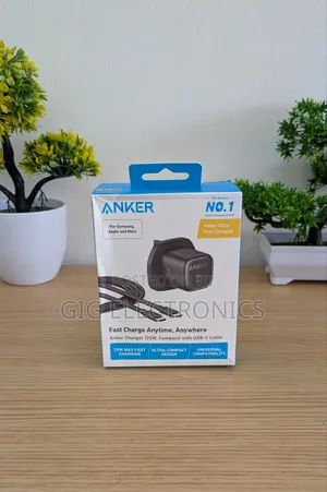 Anker 25w Charger With Type-C to Type-C Cable B2656k11