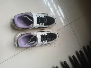 Black,Purple and White Sneakers for Kids
