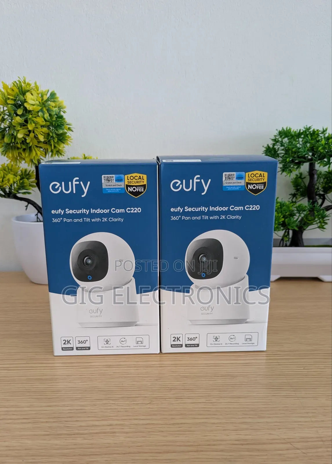 Eufy Security C220 Indoor Pan Tilt Camera