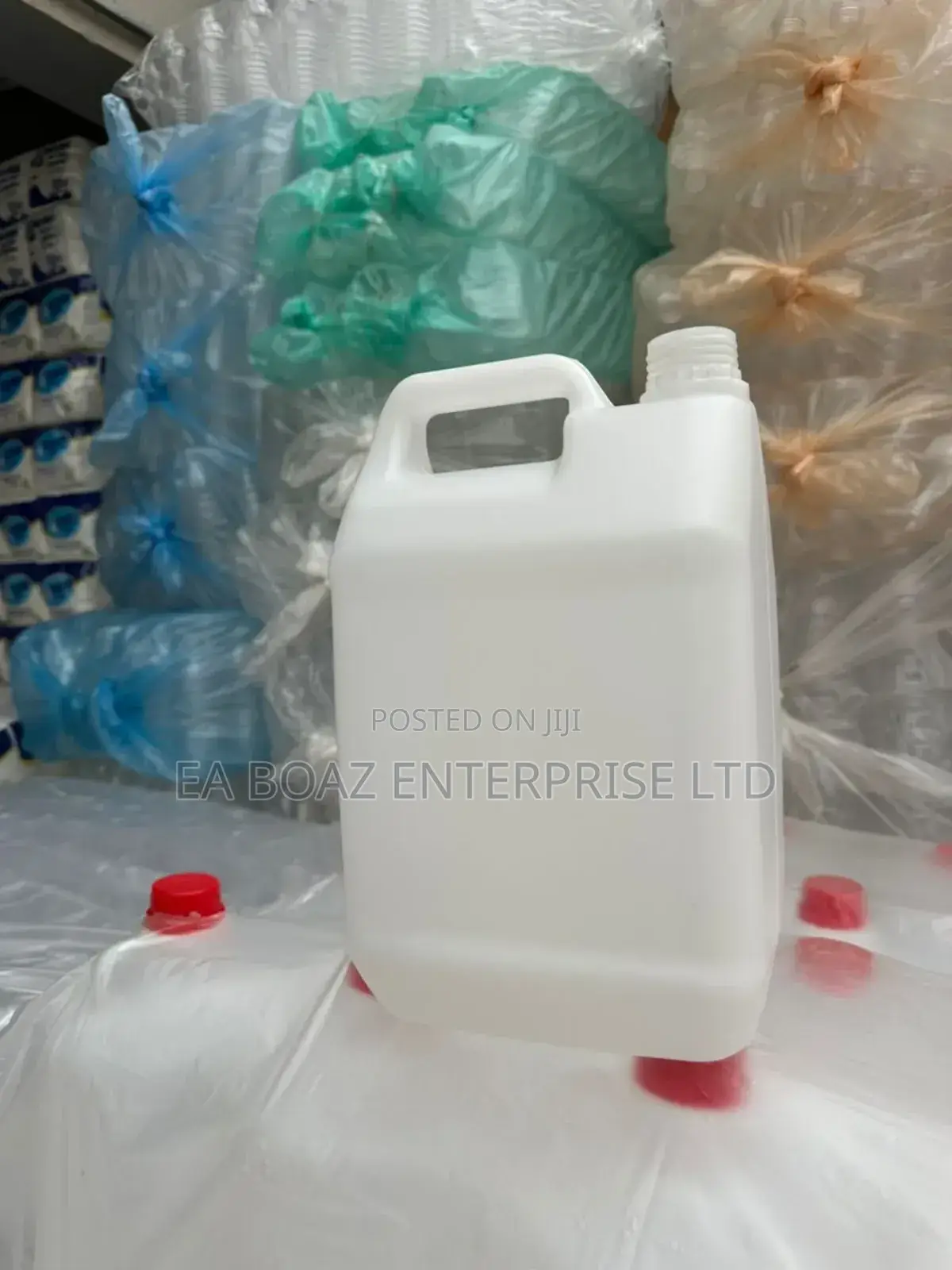 Wholesale 4.5l Hpde Plastic Jerry Can Bottle White ,10pcs