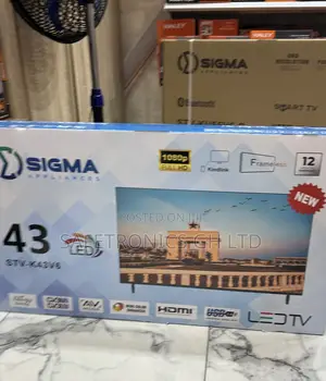Top Notch New Sigma Led 43” Sig-K43v6 Full Hd Frameless Tv
