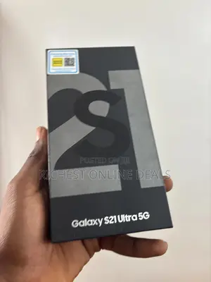 New Samsung Galaxy S21 Ultra 5G 128 GB Black