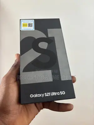 New Samsung Galaxy S21 Ultra 5G 128 GB Black
