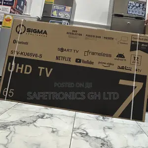 Exclusive 65 Inch Smart Led Uhd Sigma Sig-Ku65v6-S Android Tv