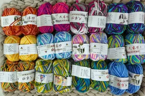 50g Multicolored Milk Cotton Yarns