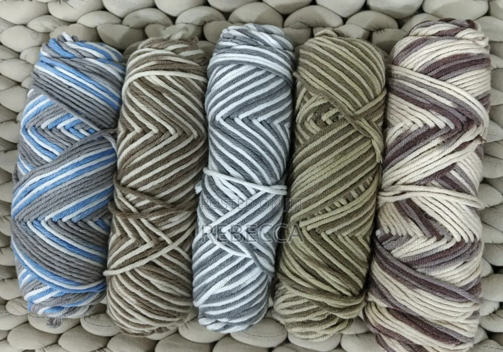100g Multicolored Milk Cotton Yarns