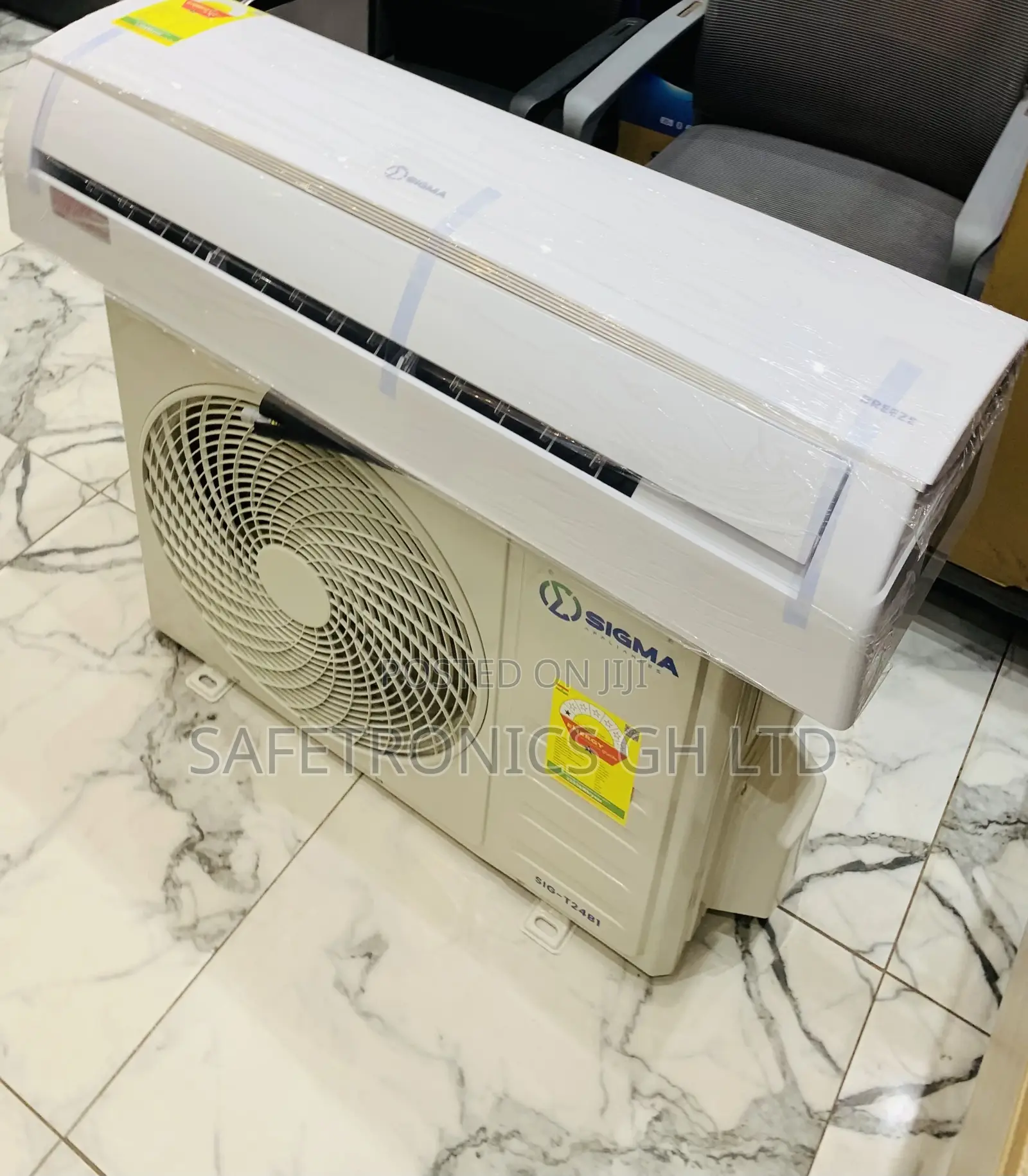 Authentic White Split Type 2.0 Horsepower Fast Air Conditioner