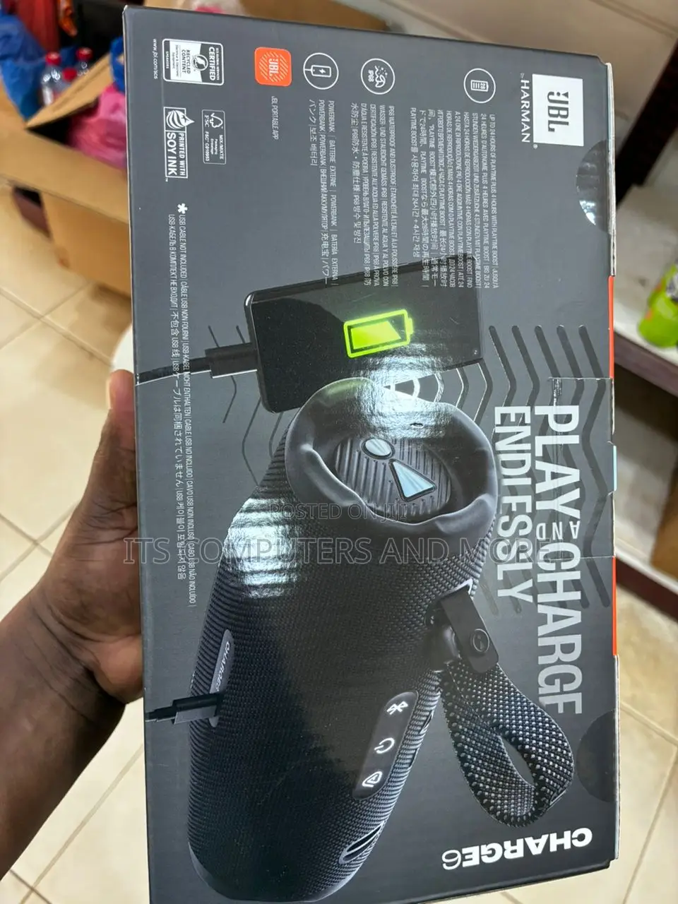 JBL Charge 6 Waterproof Bluetooth Speaker