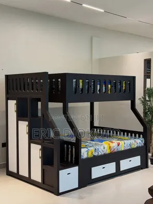 Bunk Bed With Cabinet