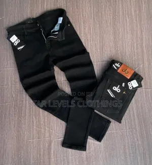 Pure Black Jeans Trousers*Alo*