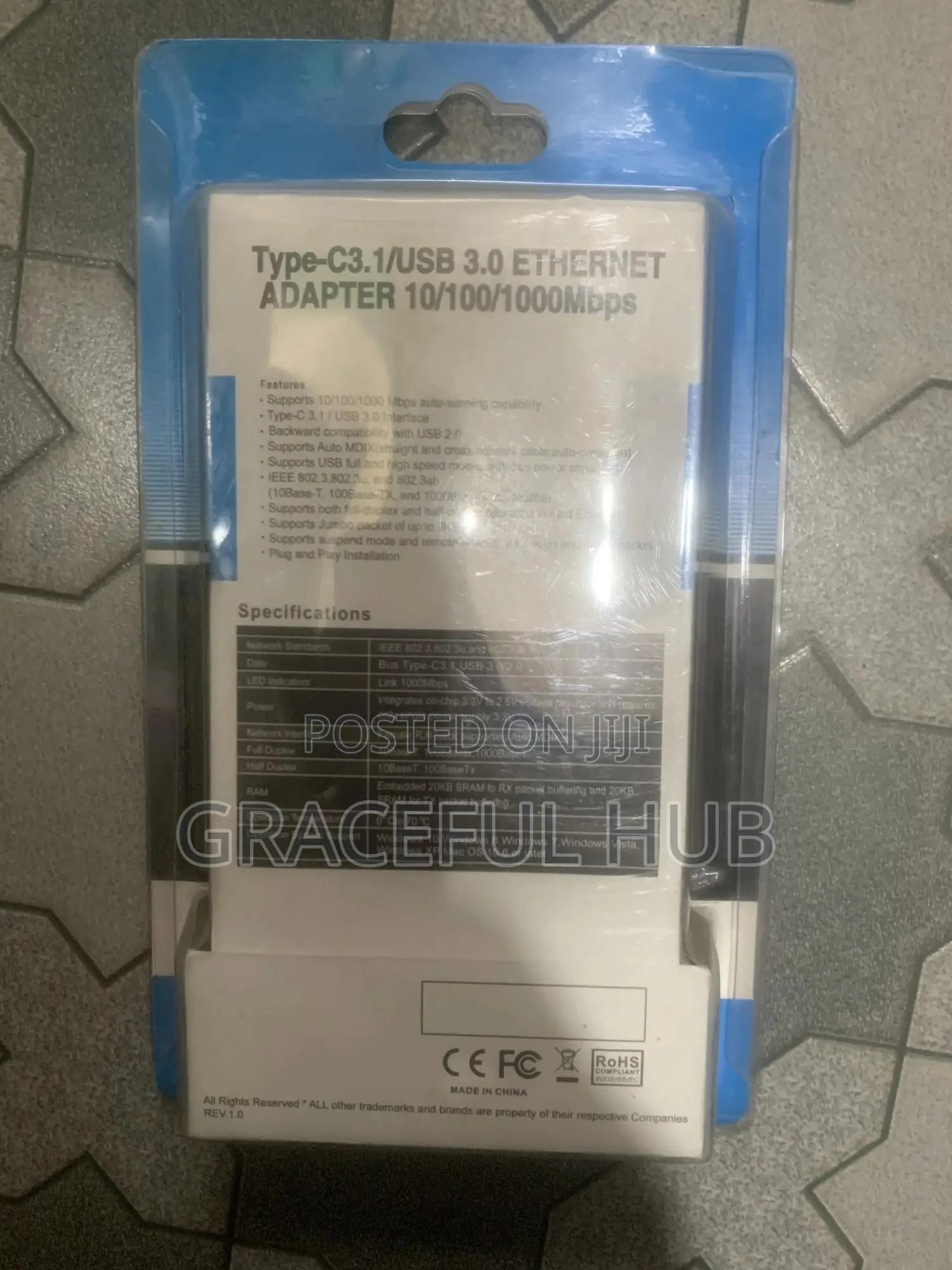 Typec and Usb to Lan