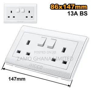 Bs Socket 2 Gang 13a - C100 - Hesst0213a