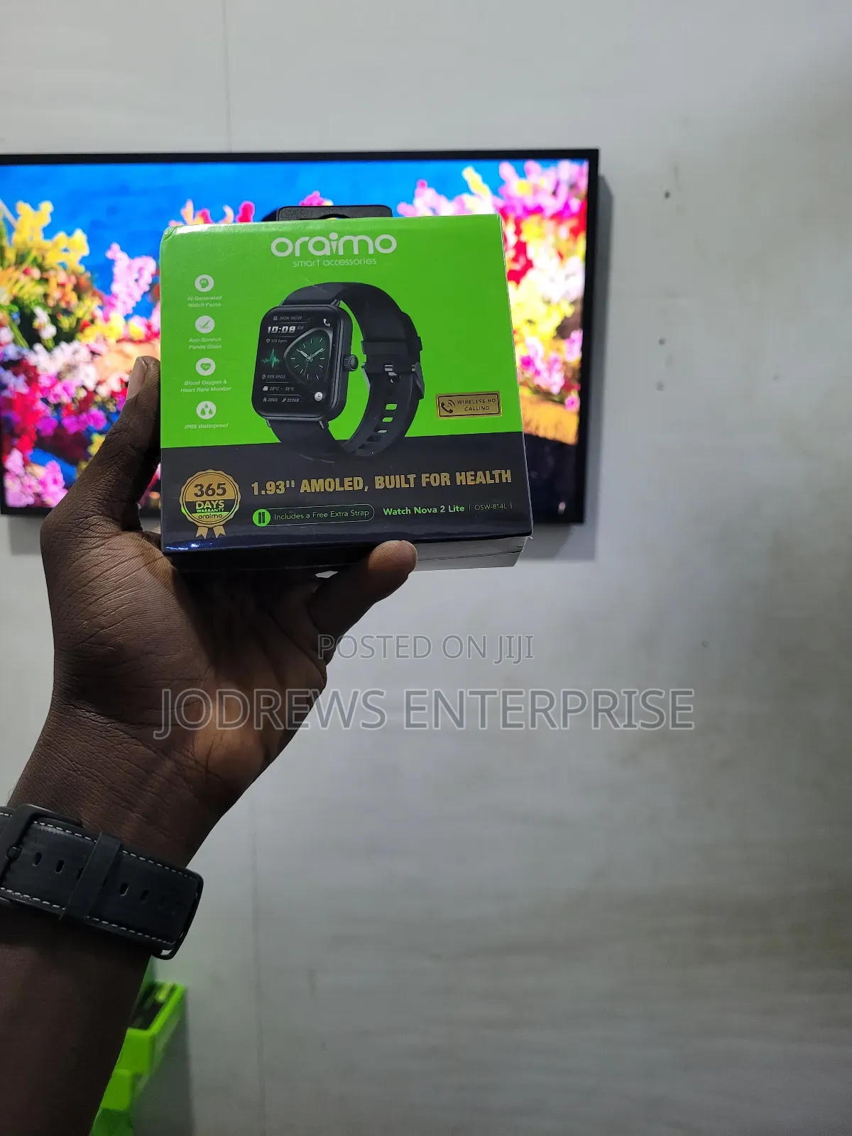 Oraimo Watch Nova 2 1.93" Amoled Full Touch Color Screen Smart Watch