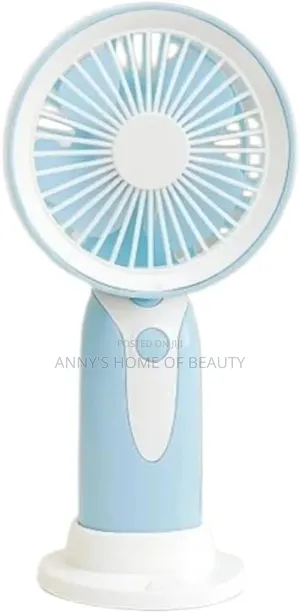 Mini Rechargeable Fan With Phone Holder