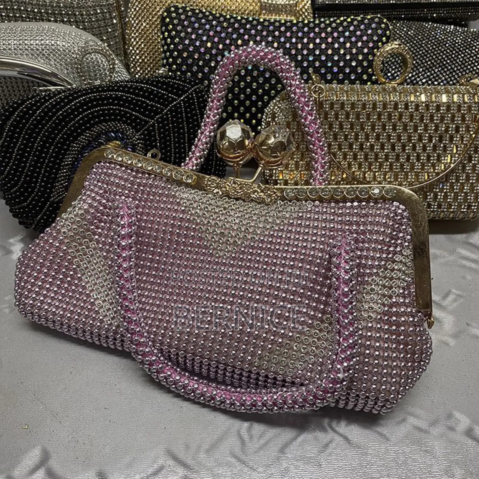 Luxury Beaded Clutch Bag