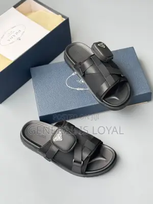Prada Monolith Men’S Sandals/Slippers