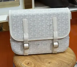 Authentic Designer Goyard Side Bag - White