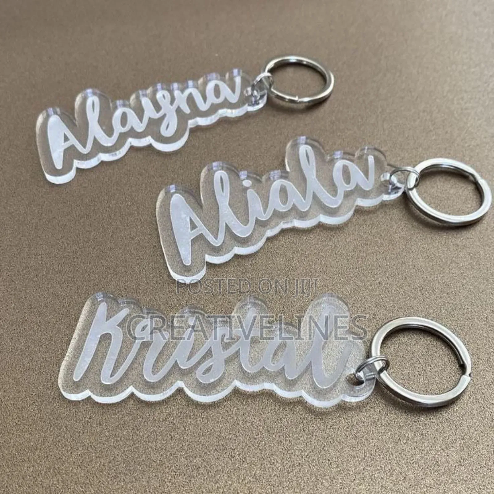 Personal Crystal Keychain