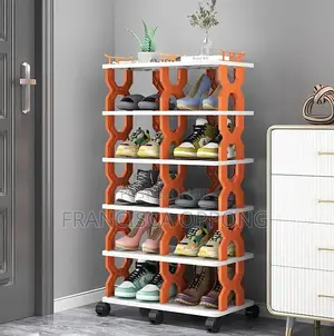 Universal Wheel Shoe Rack Shoe Cabinet(6tier)