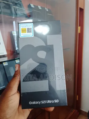New Samsung Galaxy S21 Ultra 5G 128 GB Black