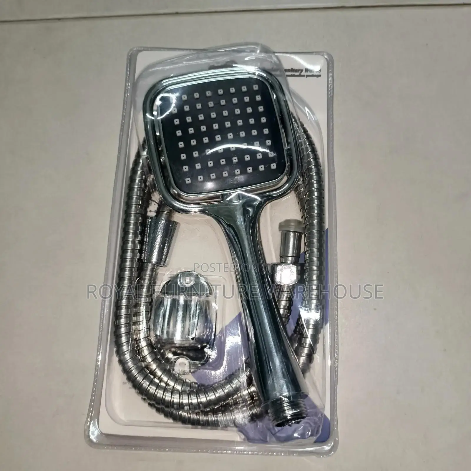 Hand Held Shower Set, Chain And Handle, Telephone Shower