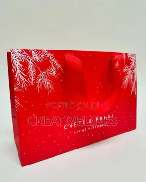 Red Christmas Paperbag