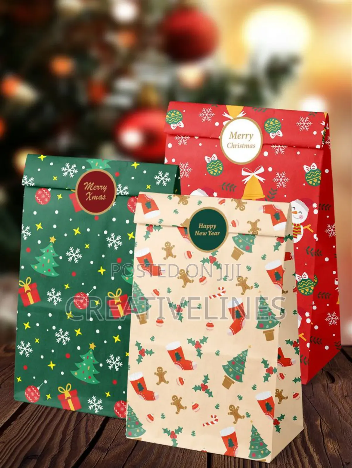 Foldable Christmas Paperbag