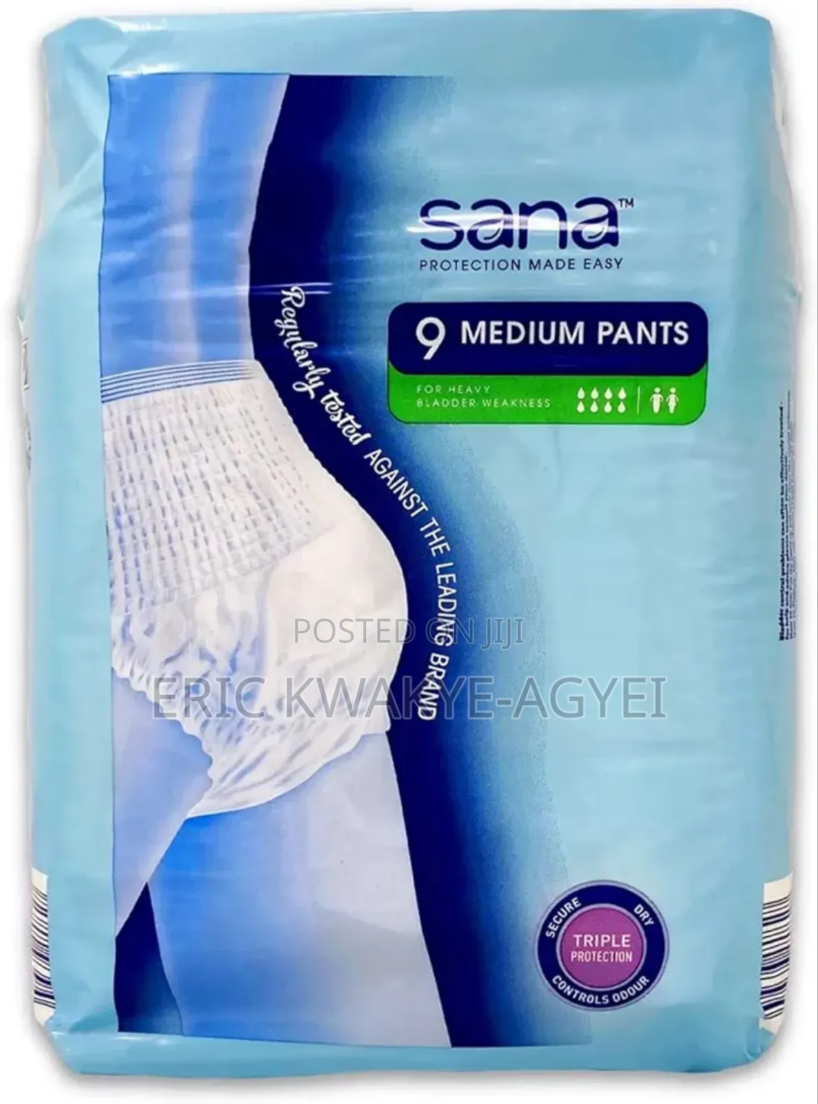 Sana Incontinence Pants for Heavy Bladder Weakness of 8 L
