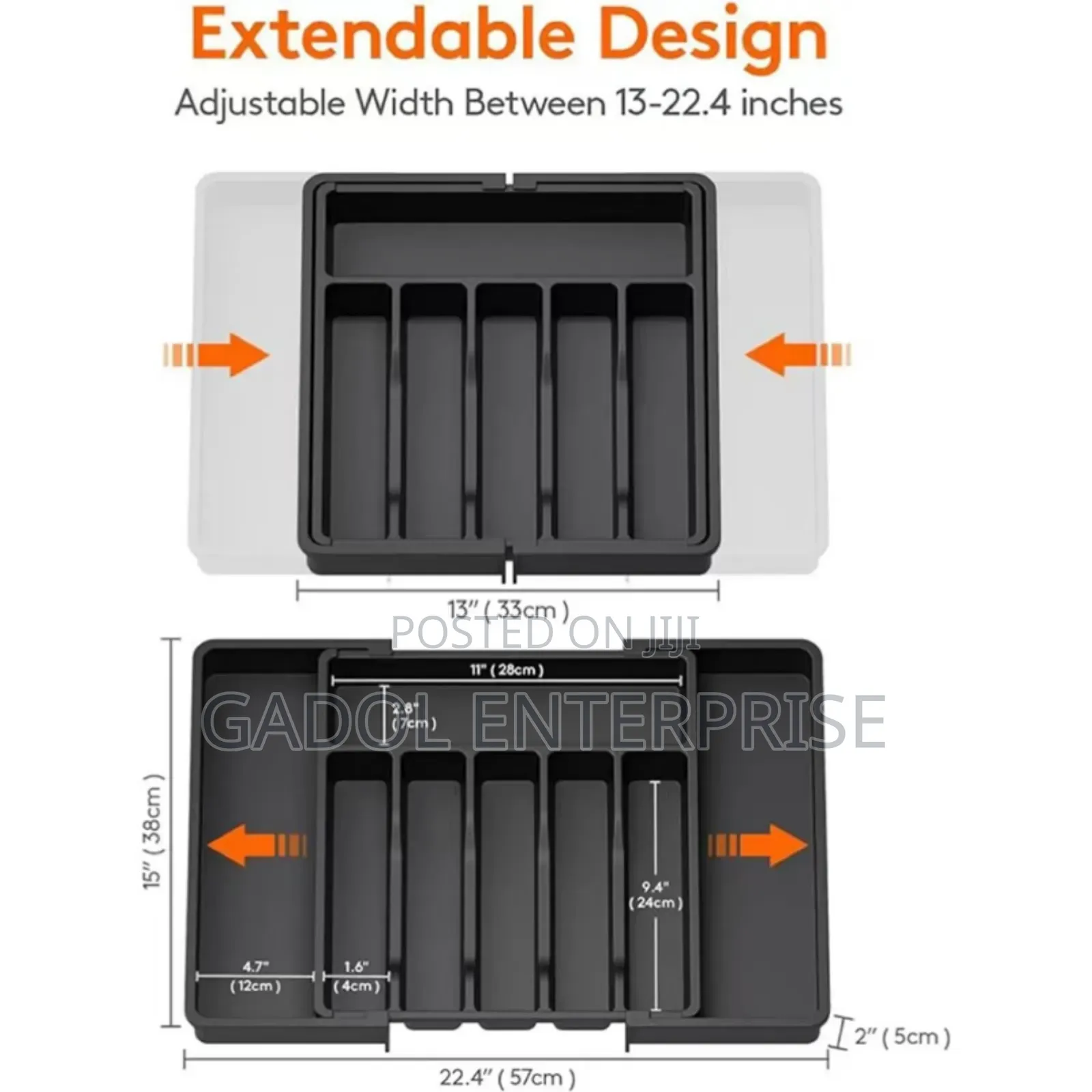 Kitchen Drawer Cutlery Organizer Expandable