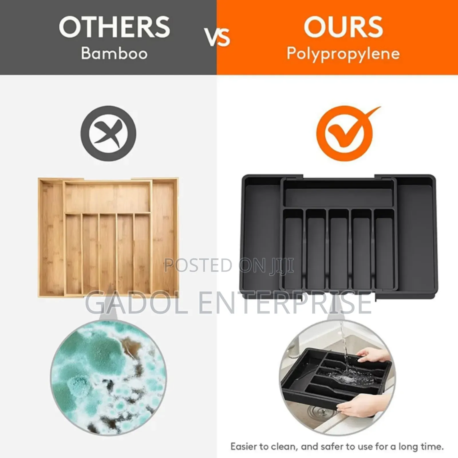 Kitchen Drawer Cutlery Organizer Expandable