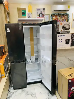Available Now at Store Gc-B257kqjw 674l Side by Side Fridge Black Lg