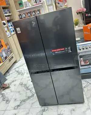 Direct Cooling Fast Side by Side Lg 674l Grey Fridge