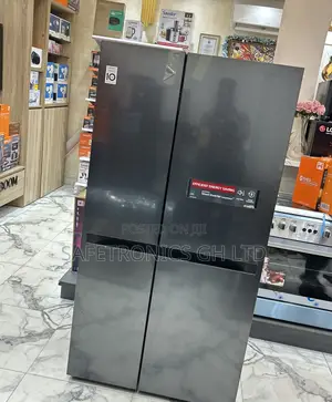 Classic New Electric Side by Side Lg 674l Grey Fridge
