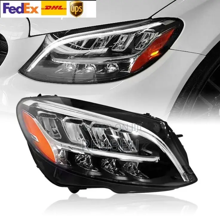 Mercedes C300 Headlight Pair
