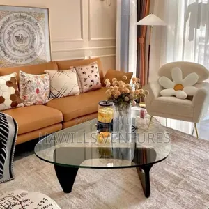 Transparent Tempered Glass Table