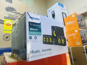 Rich Immersive Sounds Phillips 5 Surroundings Bluetooth Home Theatre