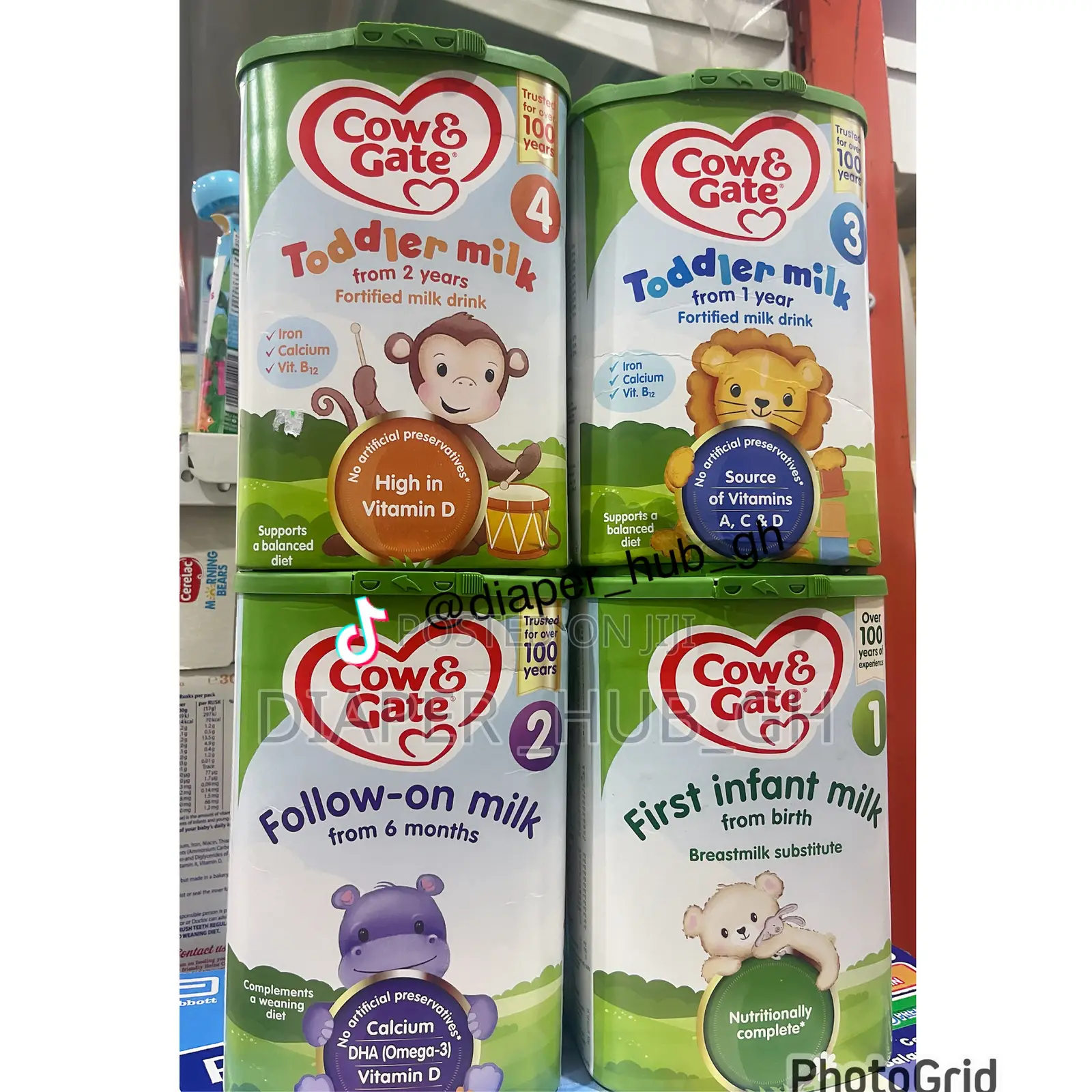 Cow and Gate Formula Stage 1-4