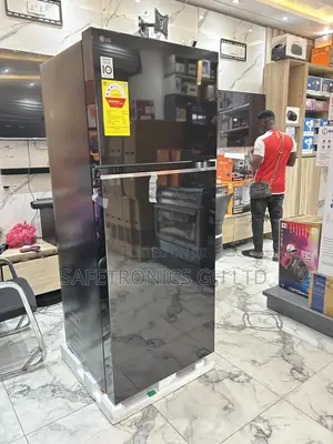 Just Get Lg Top Mount 395 Liters Electric 2 Doors Black Gn-B392pxgb