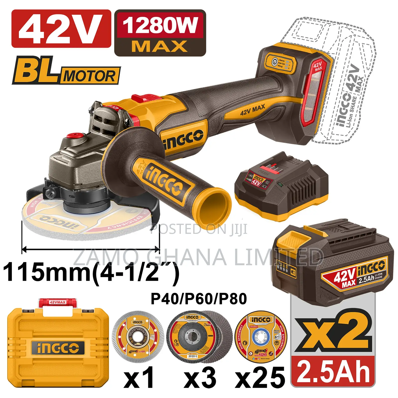Cordless Angle Grinder - Cagli