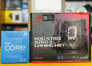 I5-12600k 12th Gen Cpu + Asus Strix B760i Gaming Wifi